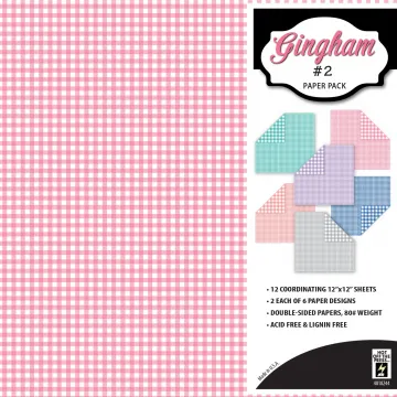 Gingham Papers #2 Paper Pack, 12x12