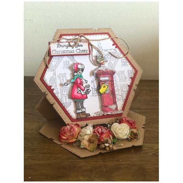 Christmas Houses A6 Stamp Set The Village at Christmas by Daisy Mae