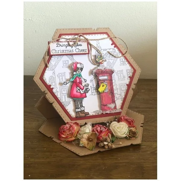 Christmas Houses A6 Stamp Set The Village at Christmas by Daisy Mae