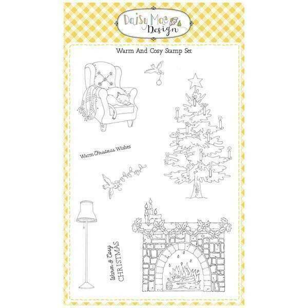 Warm and Cosy A6 Stamp Set  The Village at Christmas by Daisy Mae