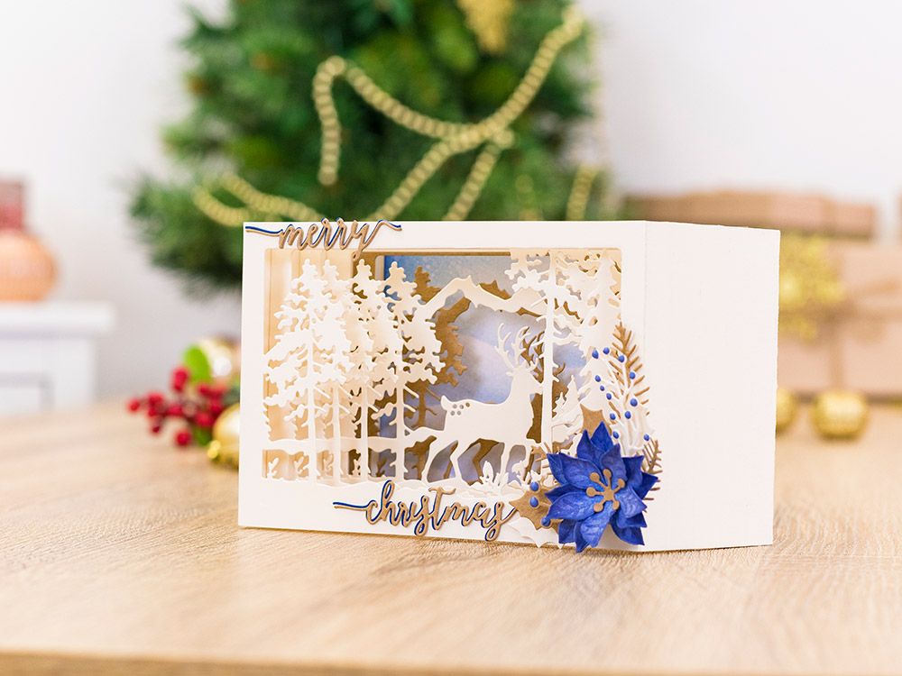 Nordic Reindeer Create-A-Card Cutting Dies