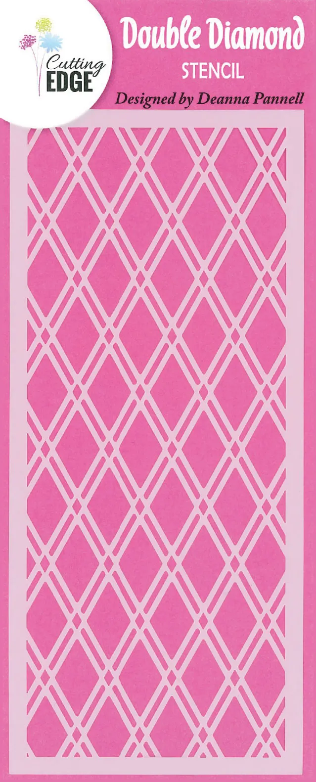 Double Diamond Stencil, 4x9