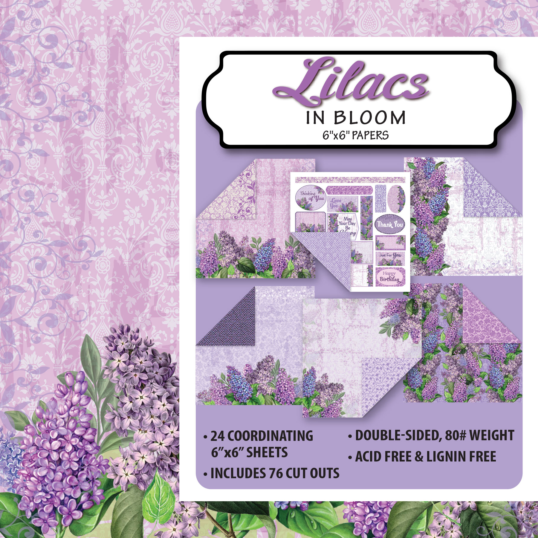 Lilacs in Bloom 6x6 Paper Pack