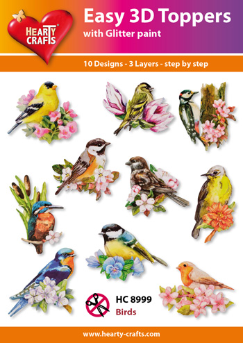 Birds 3-D Toppers