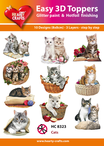 Cats 3-D Toppers
