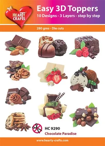 Chocolate Paradise 3-D Toppers