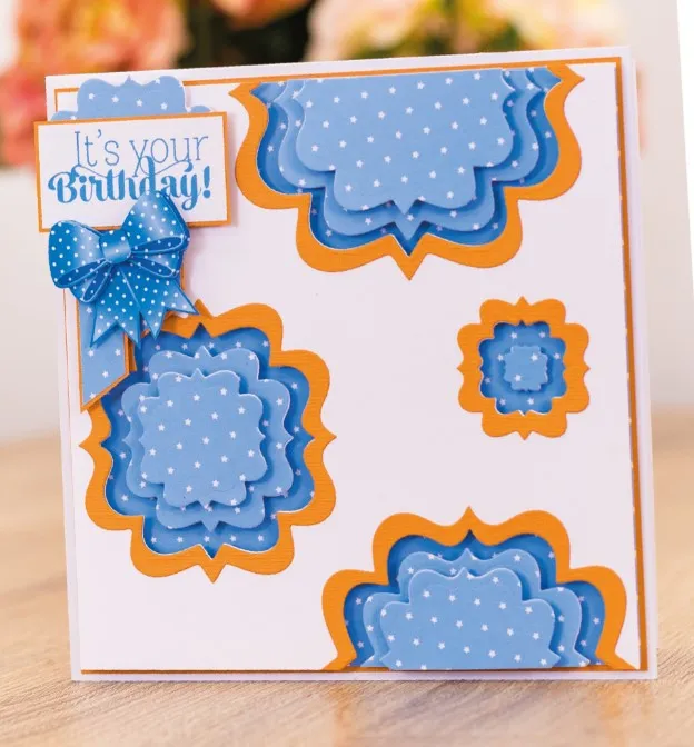 Stitched Ornate Flower Cutting Die Set