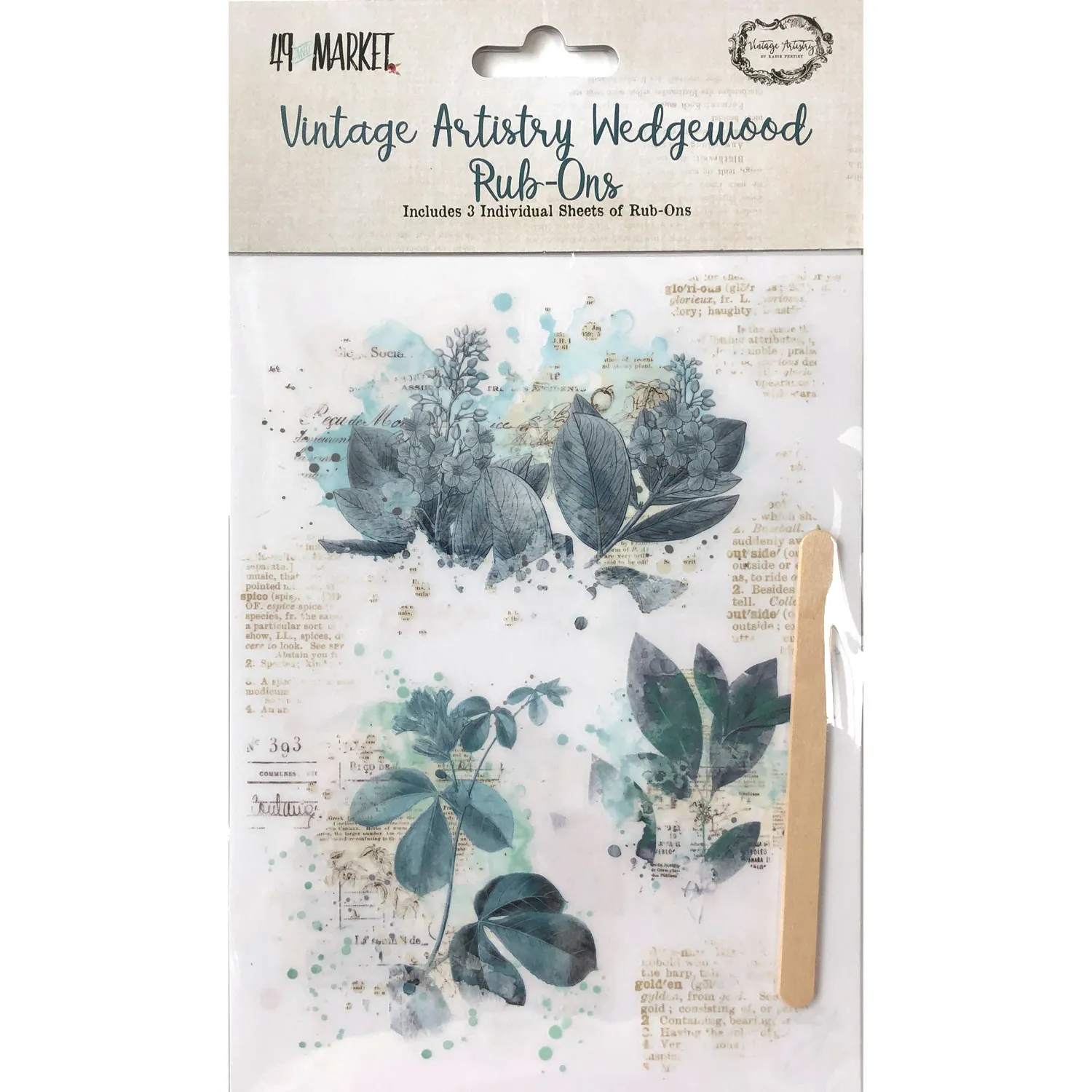 Wedgewood Rub-On Transfers Vintage Artistry