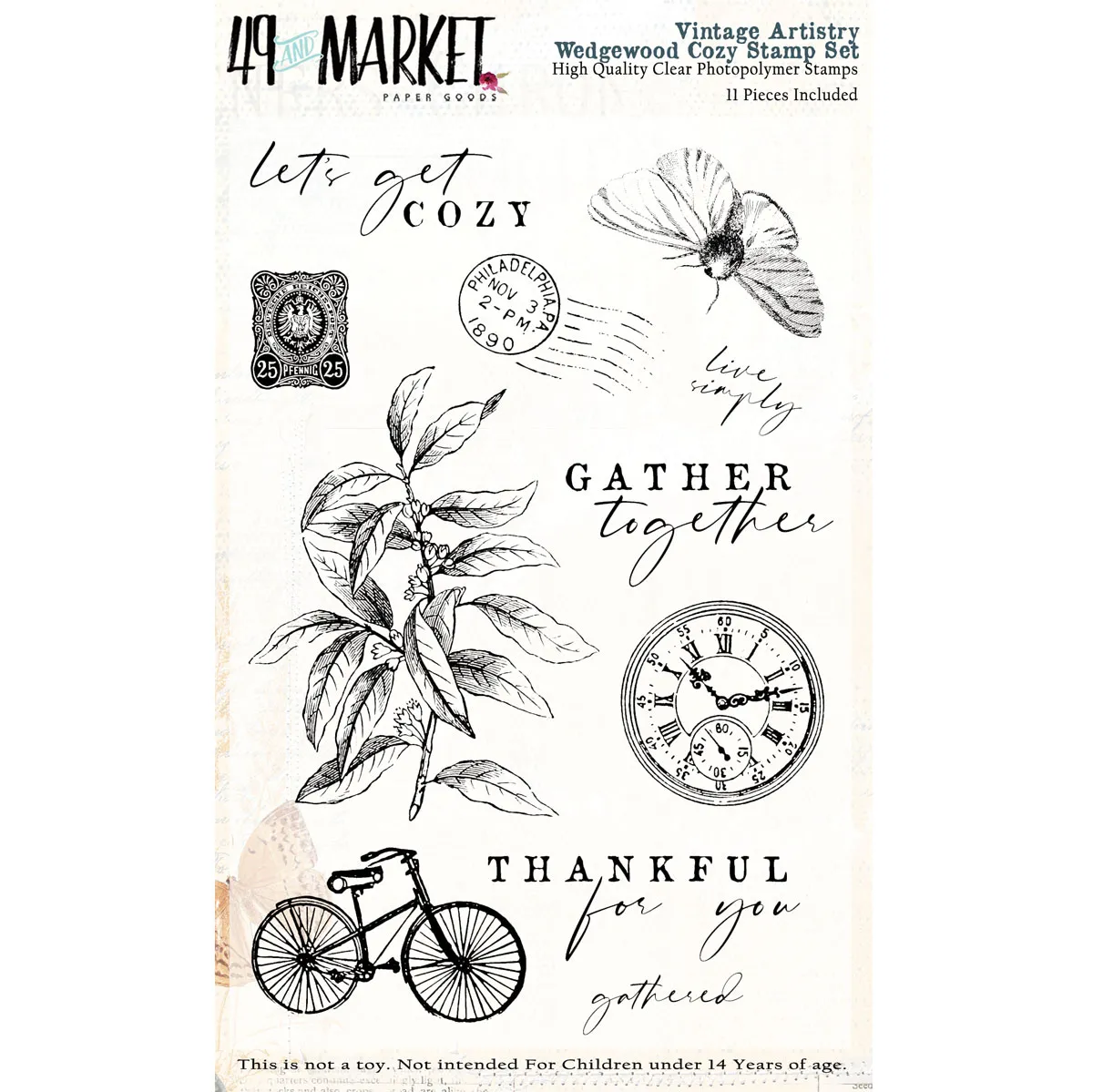 Wedgewood Stamp Set Vintage Artistry