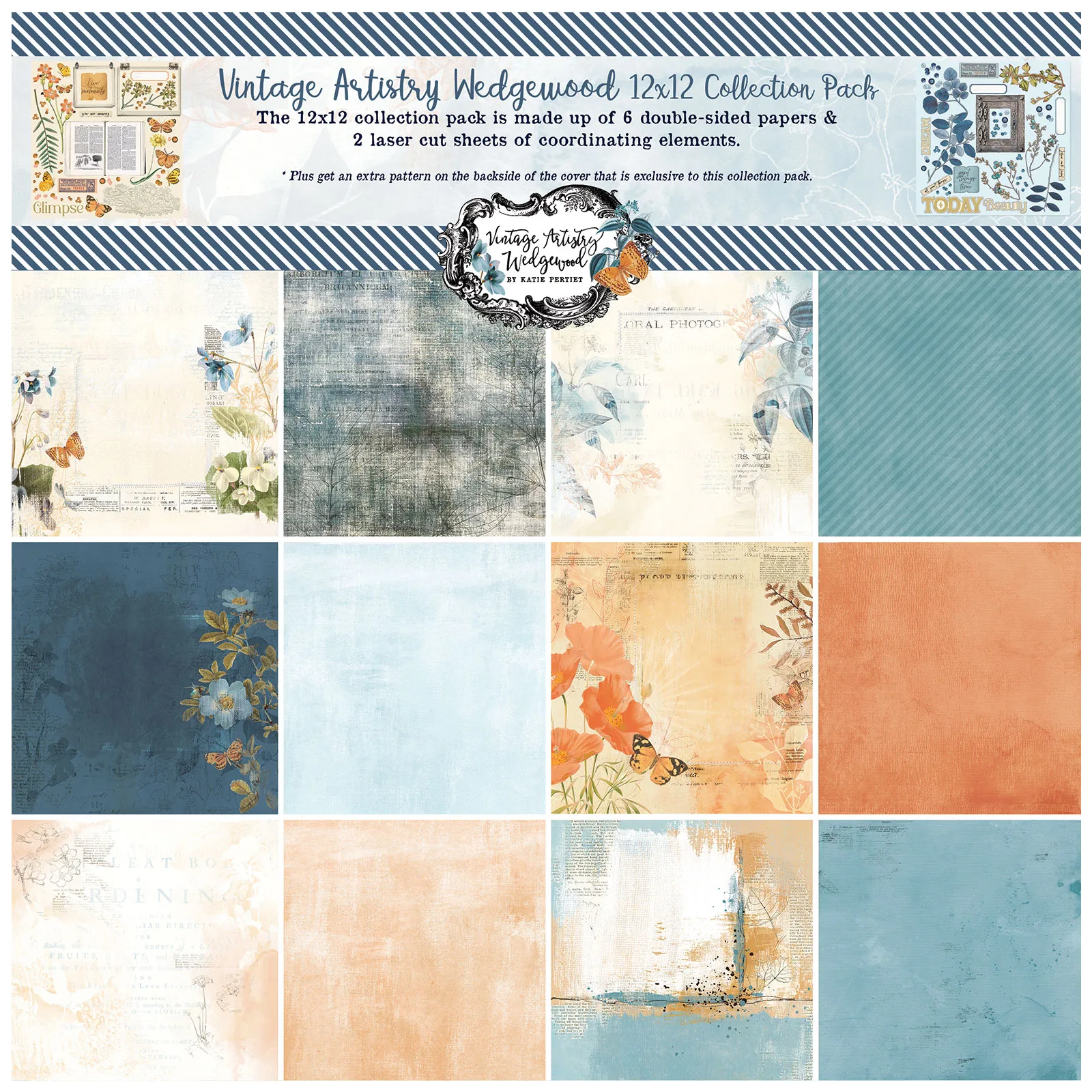 Wedgewood 12x12 Collection Pack Vintage Artistry