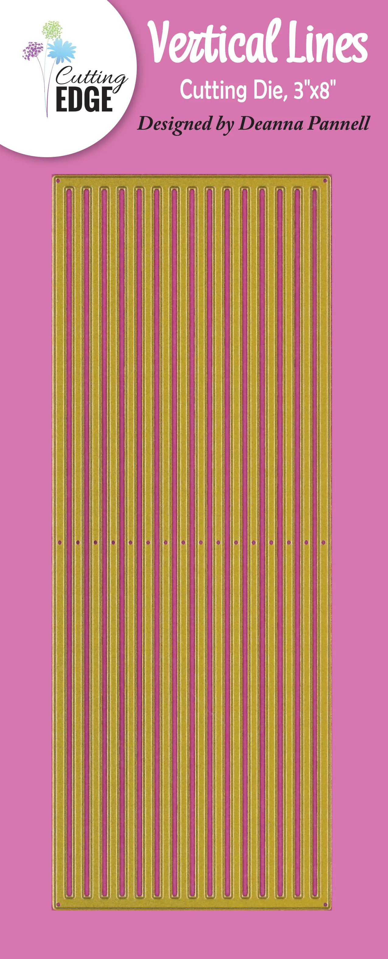 Vertical Lines Slim Line Cutting Die