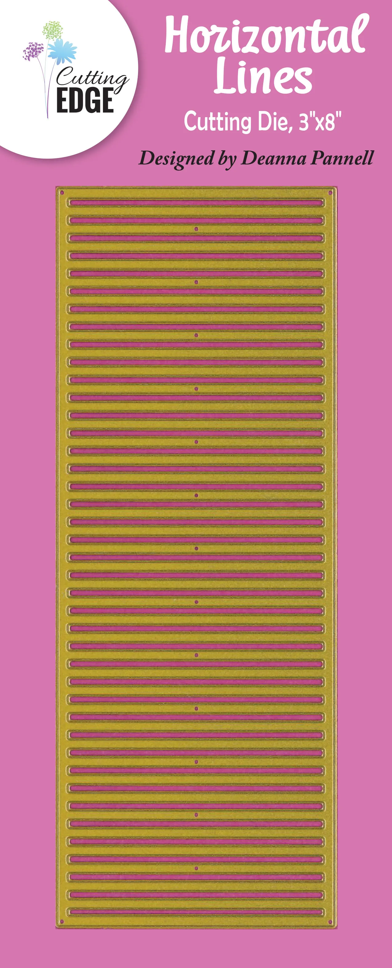 Horizontal Lines Slim Line Cutting Die