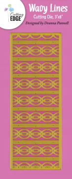Wavy Lines Slim Line Cutting Die