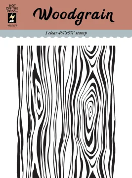 Woodgrain Clear Stamp