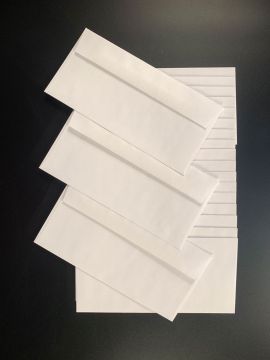 20 Slim Line Envelopes