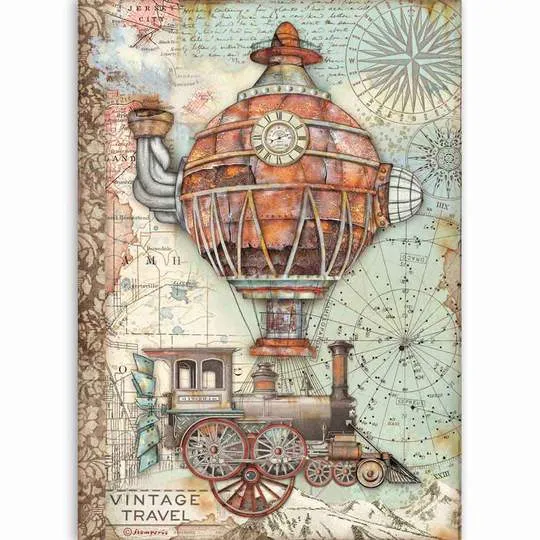 Vintage Travel Rice Paper