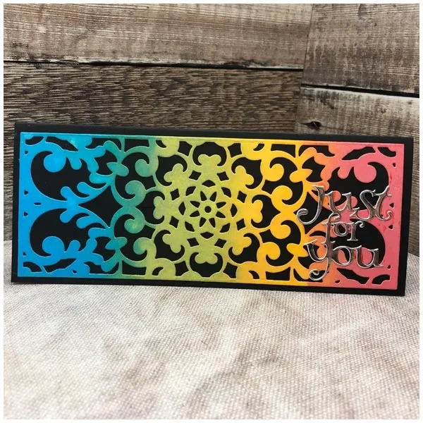 Slimline Card Builder Paper Discovery Die Set