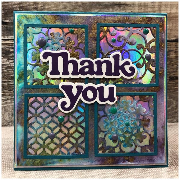 Square Panel Slimline Addition Paper Discovery Die Set