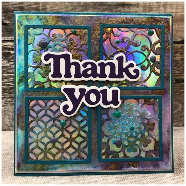 Square Panel Slimline Addition Paper Discovery Die Set