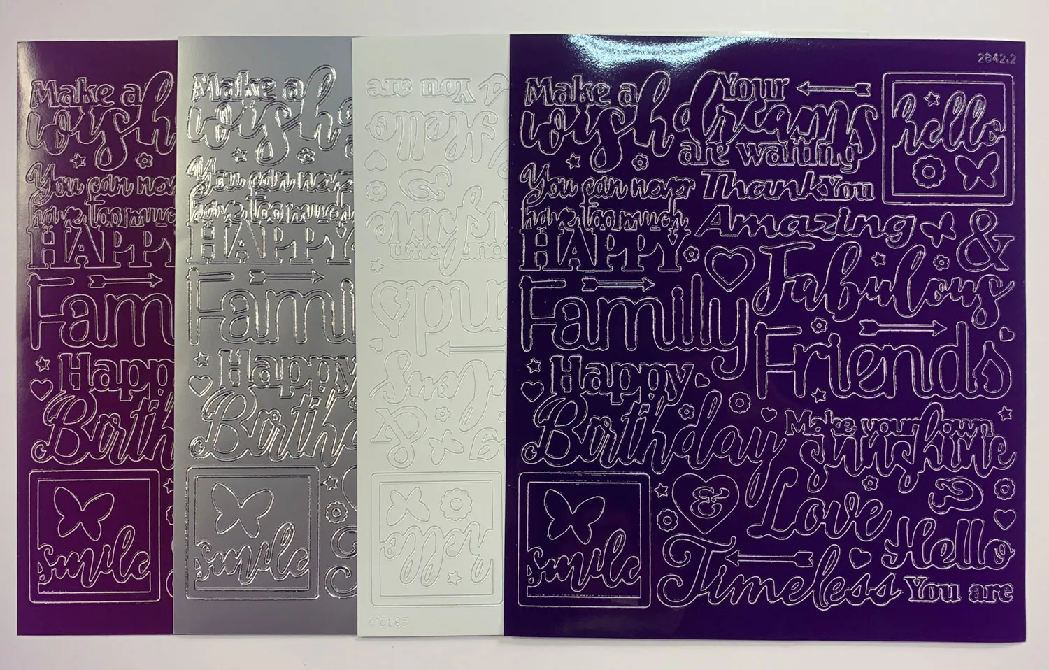 Family & Friends Dazzles, 8x9, 4 sheets