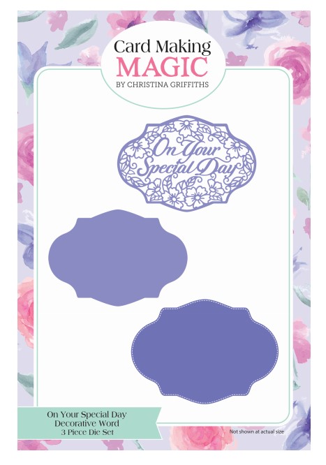 On your Special Day  Card Making Magic Die Set Decorative Words