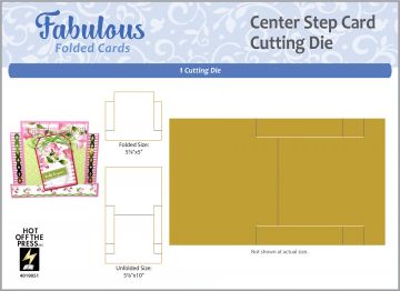 Center Step Card Cutting Dies by Fabulous Folded Cards