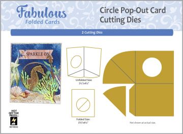 Circle Pop Out Card Cutting Dies by Fabulous Folded Cards