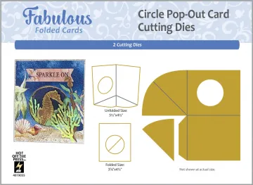 Circle Pop Out Card Cutting Dies by Fabulous Folded Cards