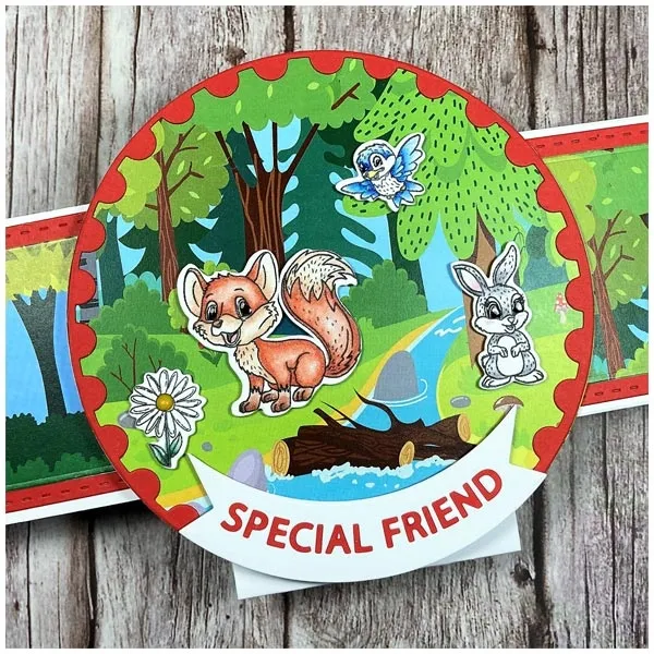 Circular Slider/Shaker Card Additions Die Set Double Slider by Made to Surprise