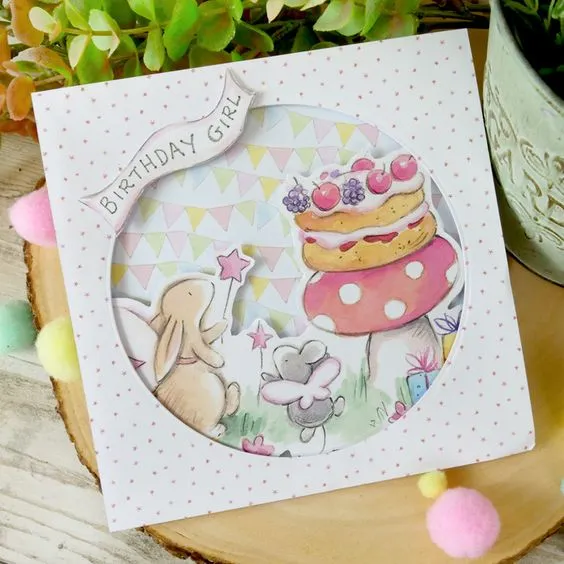 Hoppy Birthday For the Love of Stamps, A6 Stamp Set