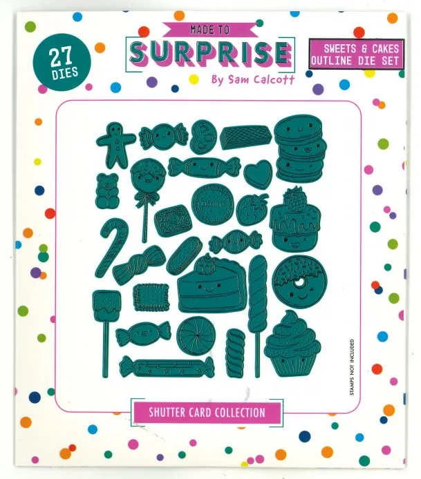 Sweets and Cakes Outline Dies by Made to Surprise