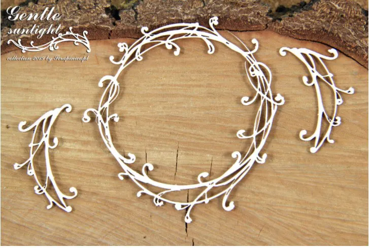 Circle Gentle Sunlight Chipboard