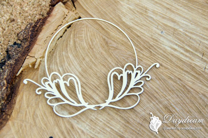 Circle Daydream Frame Chipboard