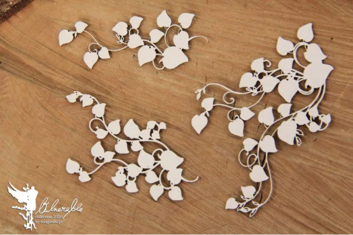 Ivy Branches Chipboard