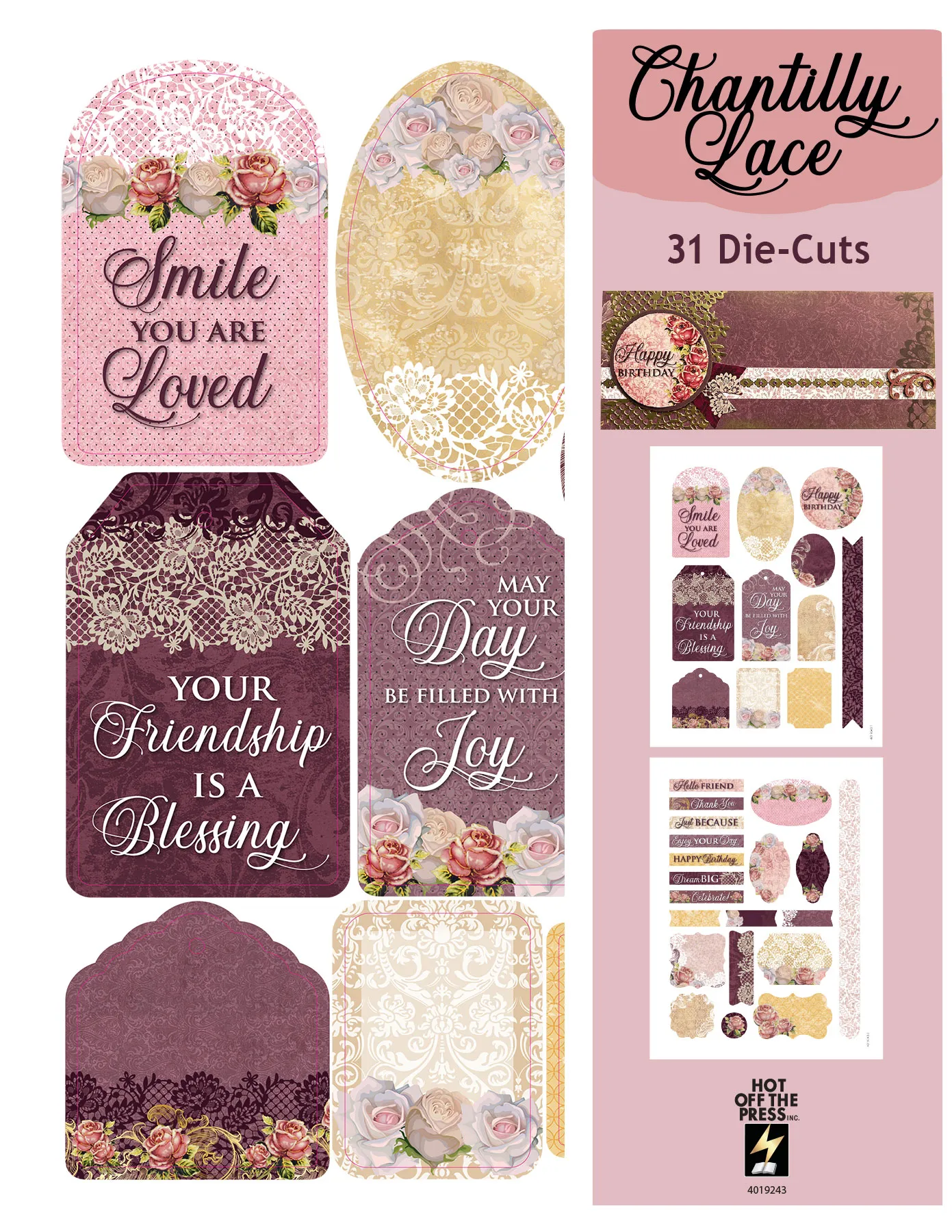 Chantilly Lace Die-Cuts