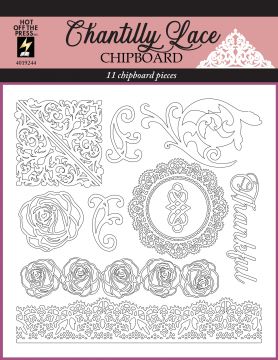 Chantilly Lace Chipboard
