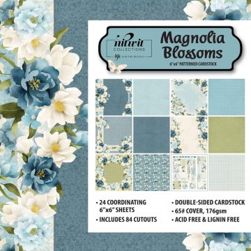 Magnolia Blossoms 6x6 Patterned Cardstock