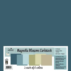 Magnolia Blossoms 12x12 Solid Cardstock