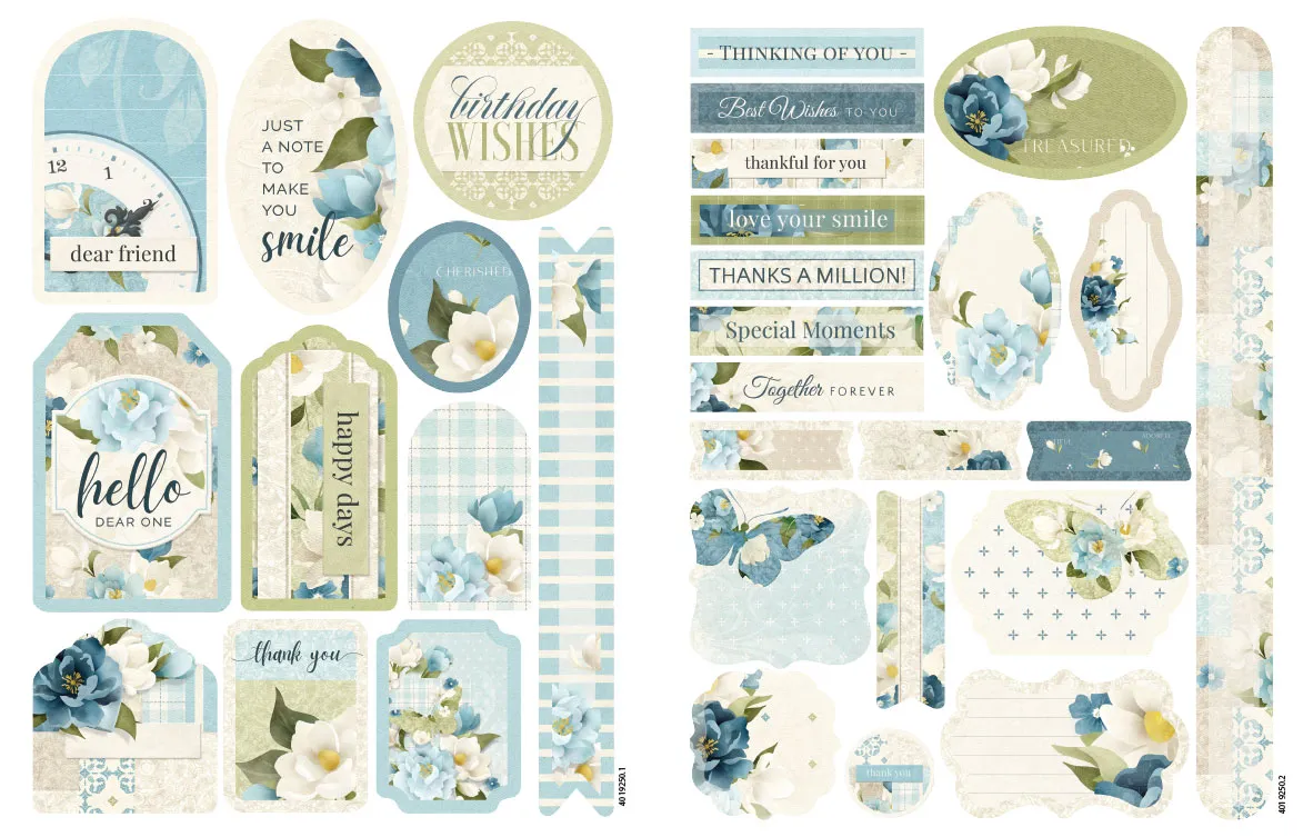 Magnolia Blossoms Die-Cuts