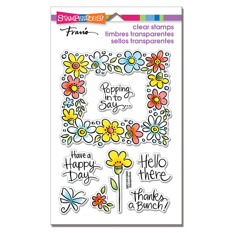 Flower Frame Clear Stamps