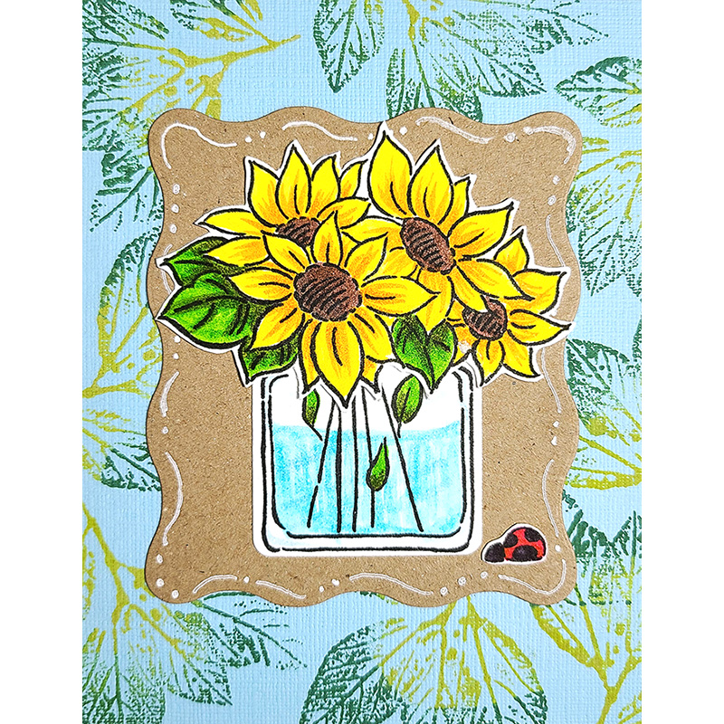 Sunflower POP Clear Stamp Set