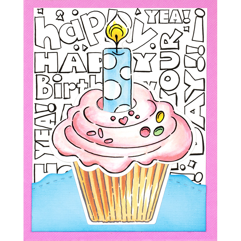 Cupcake POP Clear Stamp Set