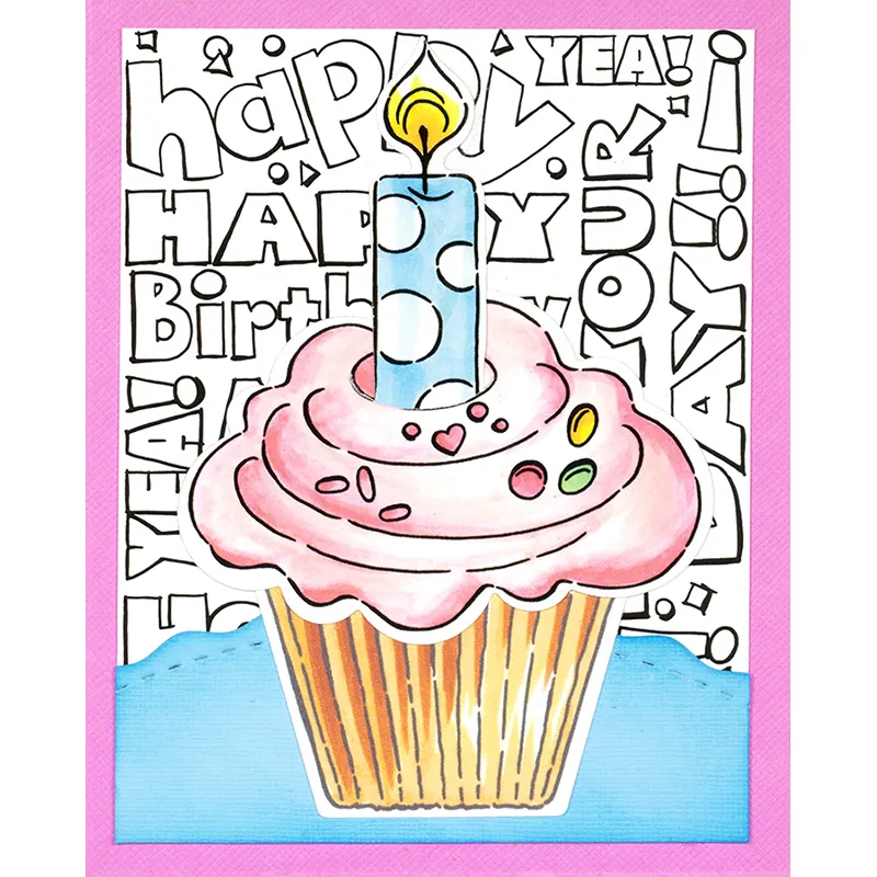 Cupcake POP Clear Stamp Set