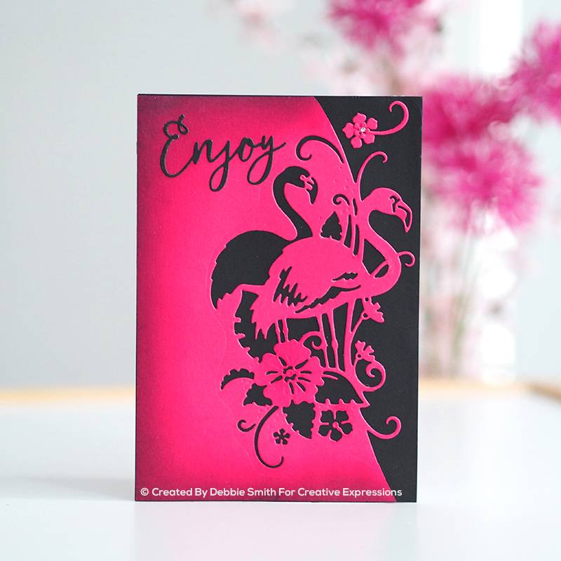 Flamingo Summer Craft Die Paper Cuts Edger by Creative Expressions