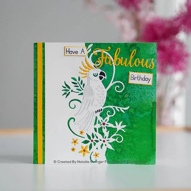 Charming Parrot Craft Die Creative Expressions Paper Cuts Edger