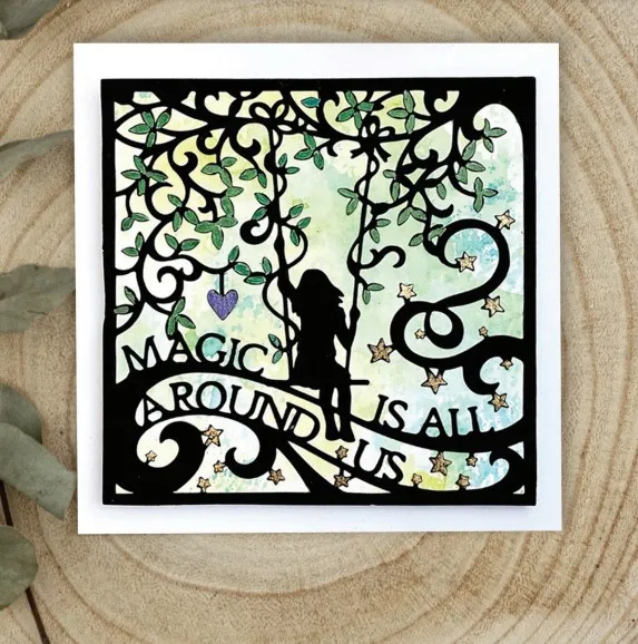 Magic Is All Around Us Craft Dies Creative Expressions Paper Panda