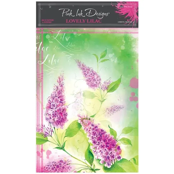 Pink Ink Designs Lovely Lilac A4 Rice Paper