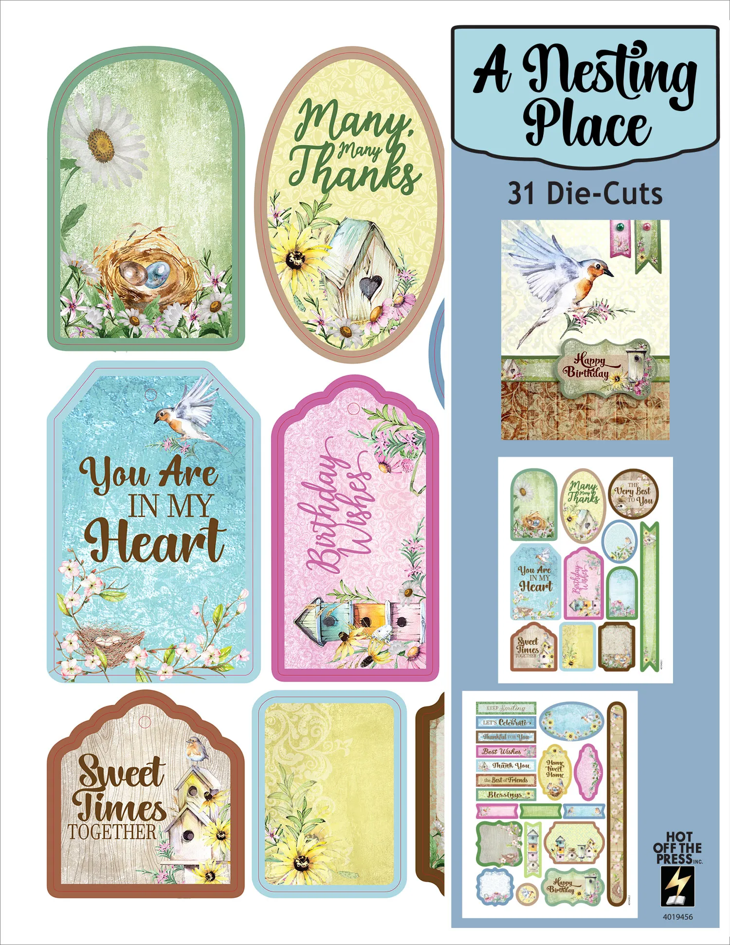 A Nesting Place Die-Cuts