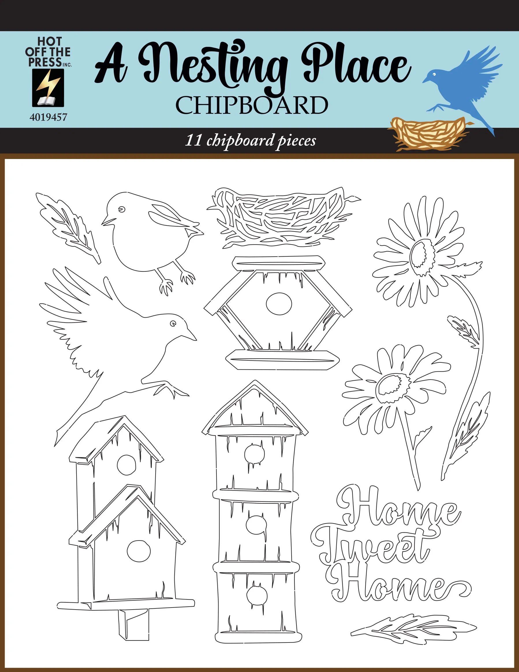 A Nesting Place Chipboard