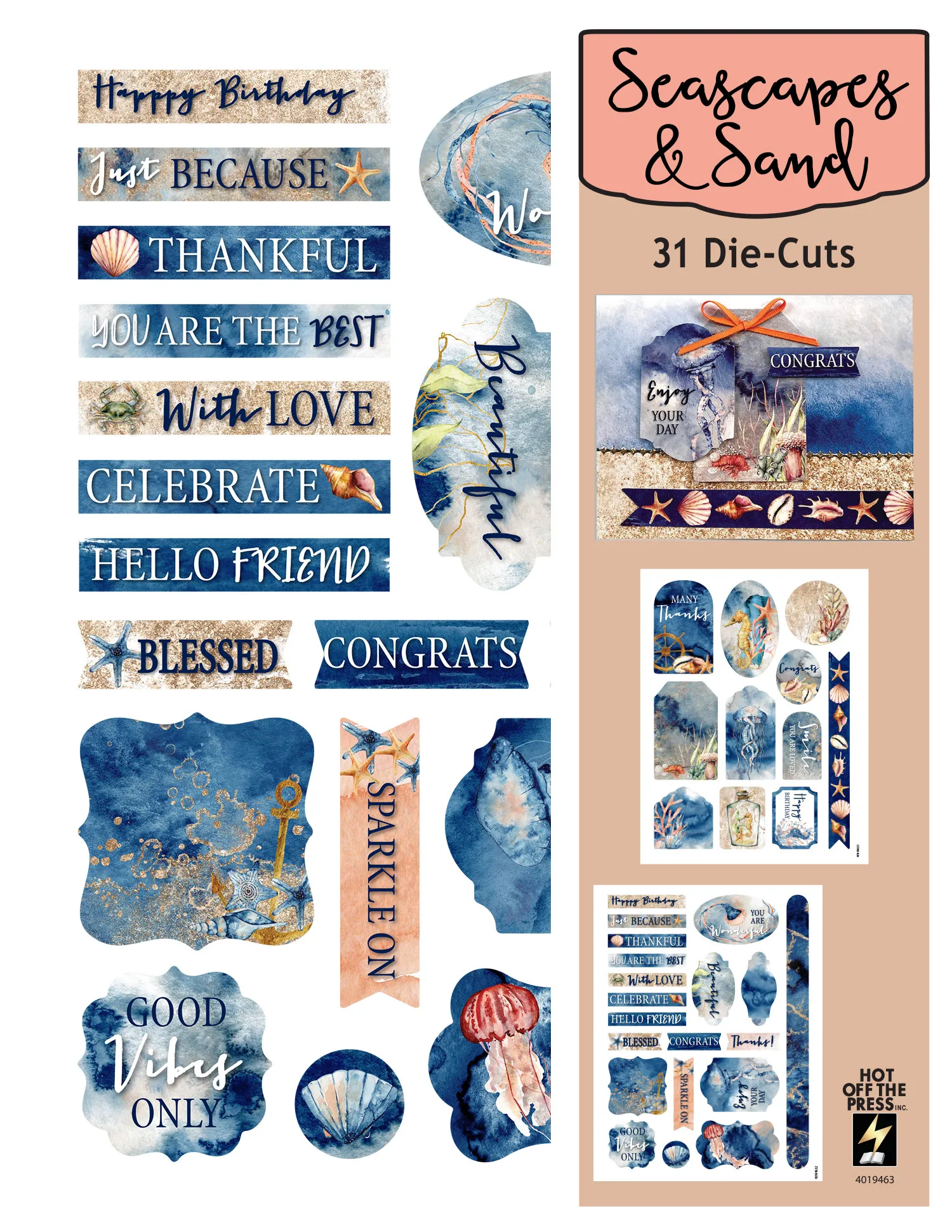 Seascapes & Sand Die-Cuts